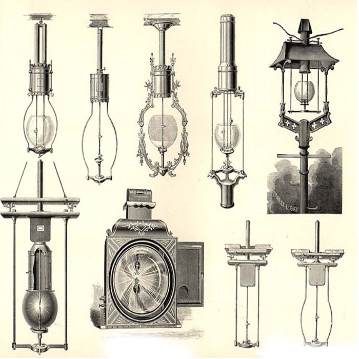 اولین لامپ های اختراع شده