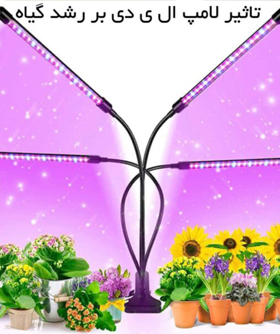 تاثیر لامپ ال ای دی در رشد گیاه